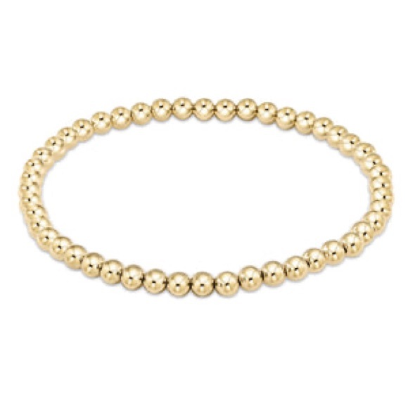Hand Crafted Jewelry - Classic 14K Gold Filled 5mm Beaded Bracelet Hand Crafted